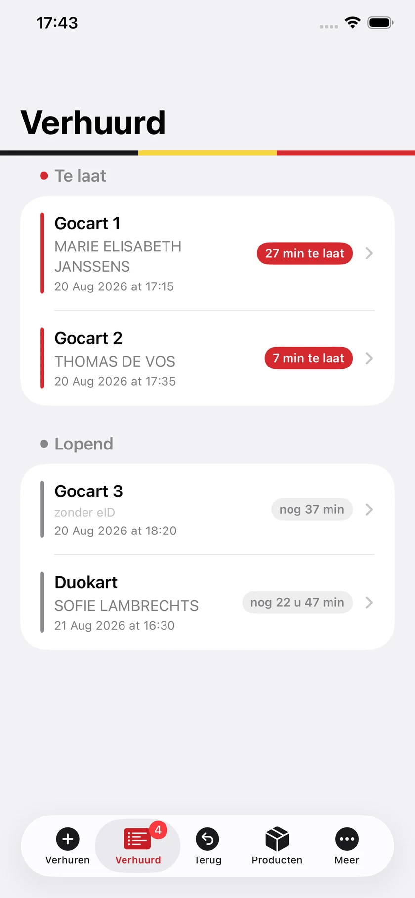 In één oogopslag wat er buiten staat