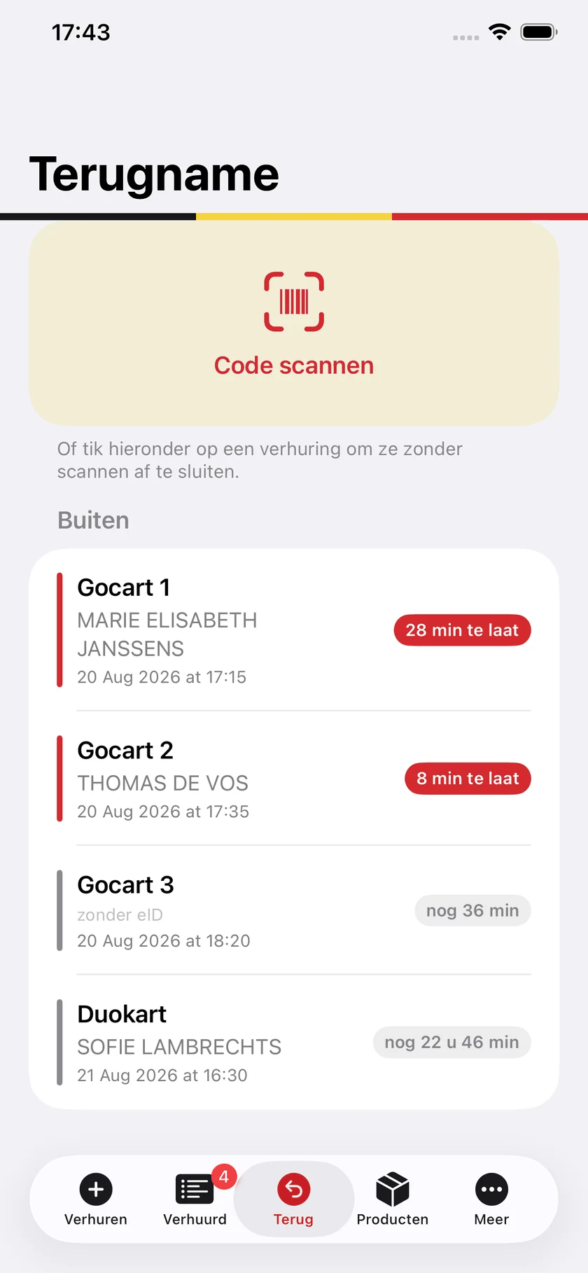 Code scannen en klaar